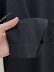 Laliz Tuniği Düğmeli Bol Paça Pantolonlu Takım-NL816 Siyah