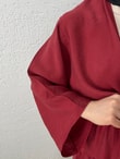 Lunique Eteği Katkatlı Bağlamalı Takım-EK630 Bordo