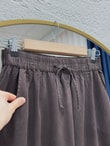 Lunona Çift Cepli Tensel Etek-MA8256 Kahve