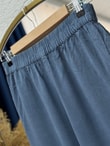 Lunora Beli Lastikli Bol Paça Pantolon-MA3204 İndigo