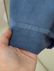 Lunora Beli Lastikli Bol Paça Pantolon-MA3204 İndigo
