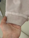 Lunora Beli Lastikli Bol Paça Pantolon-MA3204 Taş