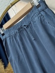 Lunora Beli Lastikli Bol Paça Pantolon-MA3204 İndigo