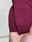 Mahay Kalp Nakışlı Yırtmaçlı Tunik-SS13074 Bordo