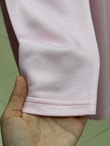 Mahay Kalp Nakışlı Yırtmaçlı Tunik-SS13074 Pembe