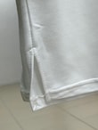 Mahay Kalp Nakışlı Yırtmaçlı Tunik-SS13074 Beyaz