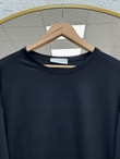 Mahay Kalp Nakışlı Yırtmaçlı Tunik-SS13074 Siyah