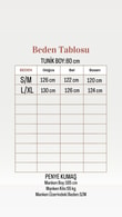 Mahay Kalp Nakışlı Yırtmaçlı Tunik-SS13074 Taş
