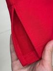Mahay Kalp Nakışlı Yırtmaçlı Tunik-SS13074 Kırmızı