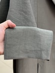 Mahbanu Gömlek Yaka Yırtmaçlı Kimono Kap-EK1107 Mint
