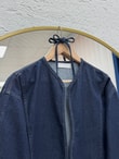Mahira Çift Cepli Belden Bağlamalı Kot Kimono-LS2584 Lacivert