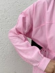 Marira Büzgülü Bağcıklı Uzun Çilek Gömlek-PE262 Pembe