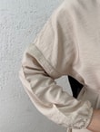 Maruna Poplin Pileli Düğmeli Elbise-NA2404 Taş