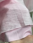 Mehnur Bağlamalı Balon Kol Pantolonlu Vual Takım-EY1054 Pembe