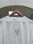 Mehşah Çiçek Desenli Bluz-SS13137 Beyaz