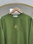 Mehşah Çiçek Desenli Bluz-SS13137 Haki
