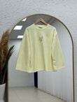 Mehşah Çiçek Desenli Bluz-SS13137 Sarı