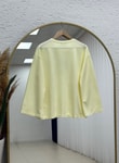 Mehşah Çiçek Desenli Bluz-SS13137 Sarı