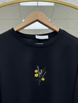 Mehşah Çiçek Desenli Bluz-SS13137 Siyah