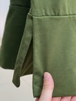 Melifer Yırtmaçlı Ve Dikiş Detaylı Tunik-SS13203 Haki