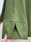 Melifer Yırtmaçlı Ve Dikiş Detaylı Tunik-SS13203 Haki