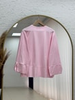 Melifer Yırtmaçlı Ve Dikiş Detaylı Tunik-SS13203 Pembe