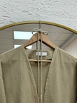 Melihan Kol Ucu Püsküllü Bağlamlı Keten Kimono-SS13162 Vizon