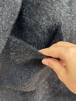 Meltemay Çift Cepli Bağlamalı Triko Hırka-KR6012 Siyah