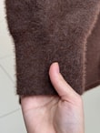 Meltemay Çift Cepli Bağlamalı Triko Hırka-KR6012 Kahve