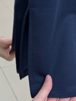 Mihrişah Yaka ve Kolları Garnili Bağlamalı Sweat-EU3521 Lacivert