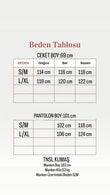 Mimoza Yandan Bağlamalı Aksesuarlı 3Lü Pantolonlu Takım-MF262 Açık Kahve
