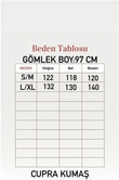 Miresia Bağcıklı Uzun Modal Gömlek-PE261 Sarı