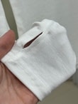 Naciye Parmak Geçirmeli Boğazlı Badi-CI411 Beyaz