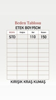 Nalan Kırışık Kumaş Kraş Etek-BY5004-5001 Taş