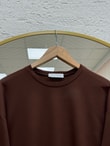 Nazgül Geniş Kollu Salaş Bluz-SS13072 Kahve