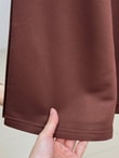 Nazgül Geniş Kollu Salaş Bluz-SS13072 Kahve