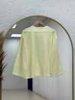 Nazgül Geniş Kollu Salaş Bluz-SS13072 Sarı