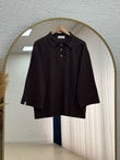 Nevcan Yakalı 3 Düğmeli Sweat-MA759 Kahve