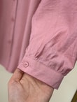 Nubona Önü Roba Detaylı Tunik-AS5897 Pembe