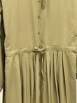 Nurhan Düğmeli Tünelli Poplin Elbise-NA2415 Buket