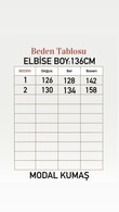 Nursel Nervürlü Biyeli Modal Elbise-ZN2094 Lacivert