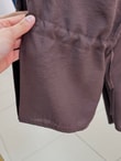Nurşen Kolu Sıkmalı Biyeli Gömlek-ZN2098 Kahve