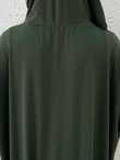 Özel Dantelli Namaz Elbisesi-MT1648 Haki