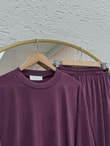 Pera Oversize Pike Pantolonlu Takım-NL845 Mürdüm