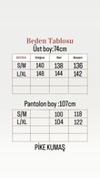 Pera Oversize Pike Pantolonlu Takım-NL845 Mürdüm