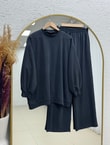 Pera Oversize Pike Pantolonlu Takım-NL845 Antrasit