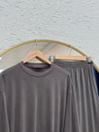 Pera Oversize Pike Pantolonlu Takım-NL845 Kahve