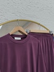 Pera Oversize Pike Pantolonlu Takım-NL845 Mürdüm