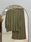 Pera Oversize Pike Pantolonlu Takım-NL845 Yağ Yeşili