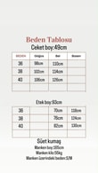 Perestu Ceketi Çiçek Nakışlı Etekli Takım-HE8434 Kahve